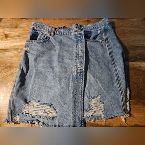 FREE PEOPLE DENIM SKIRT
